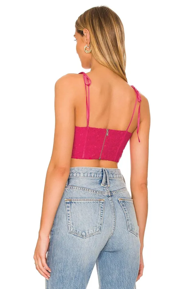 Lovers and Friends Tops Women Rosanna Bustier Top Paradise Pink Lovers and Friends Tops Women Rosanna Bustier Top Paradise Pink