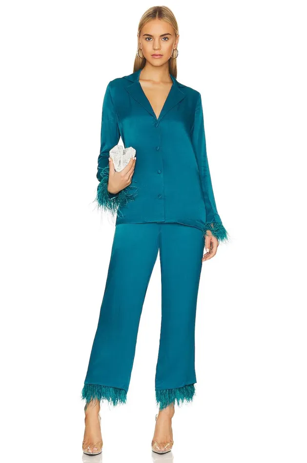 Lovers and Friends Tops Women Trish Top Deep Cyan Lovers and Friends Tops Women Trish Top Deep Cyan