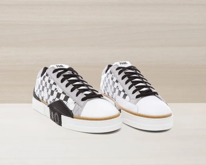 Low Tops Men P448 Half Pipe Stained Check Low Tops Men P448 Half Pipe Stained Check