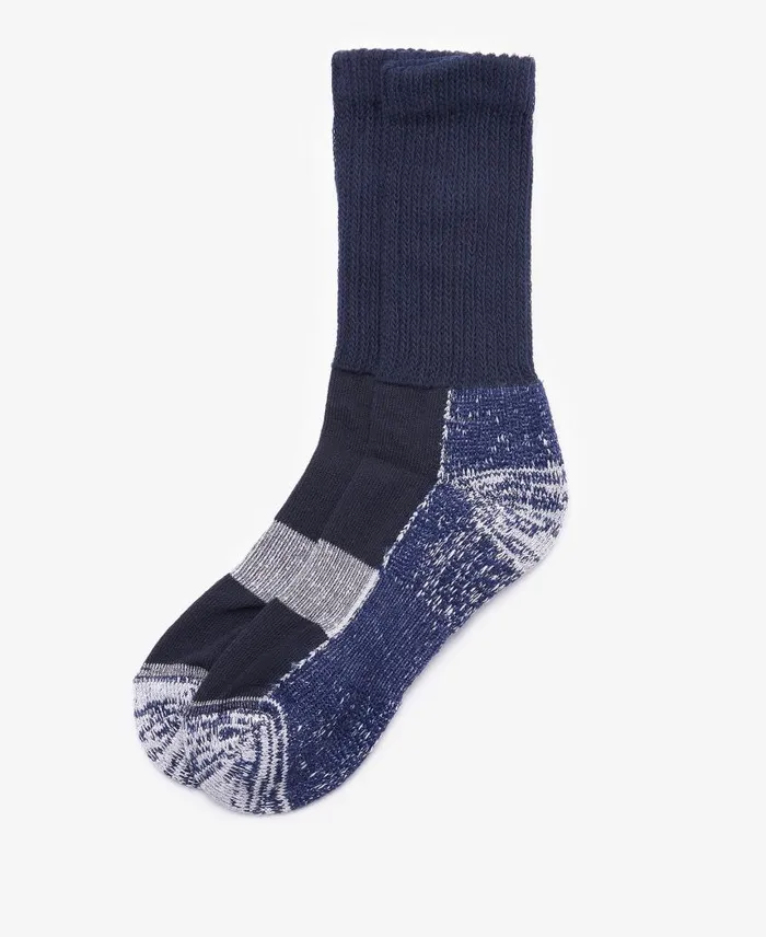 Lowland Coolmax Hiker Socks Black Men Barbour Socks
