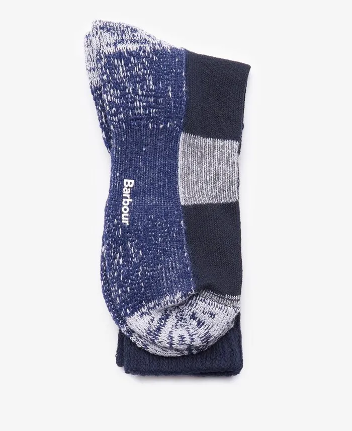 Lowland Coolmax Hiker Socks Black Men Barbour Socks