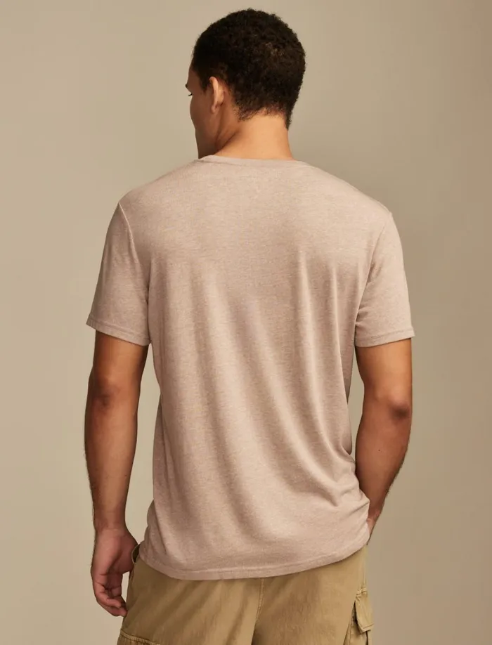 Lucky Brand Graphic Tees Men Banditos Motorcycles Walnut