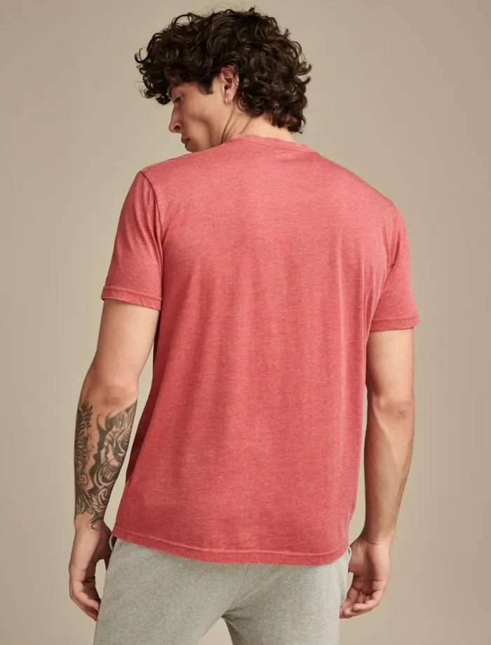 Lucky Brand Graphic Tees Men Heat Graphic Tee 636 Red