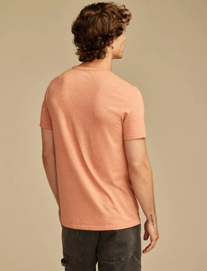 Lucky Brand Graphic Tees Men Make Your Luck Autum Glaze