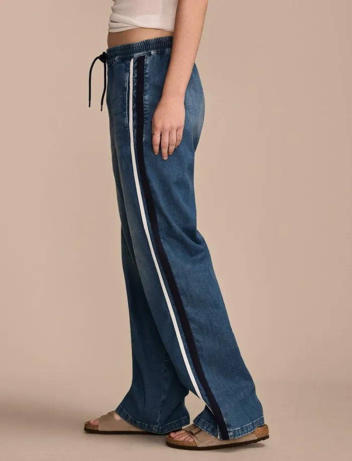 Lucky Brand Pants Women Denim Track Pants Bona Fide Wash