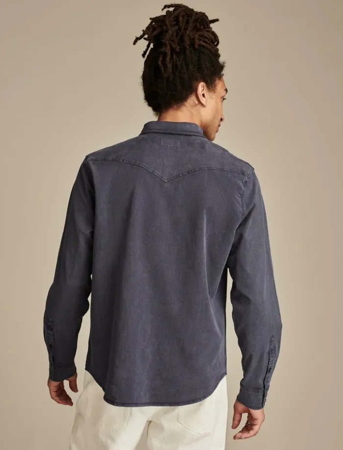 Lucky Brand Shirts and Tops Men Cole Hauser Twill Western Shirt Parisian Nights