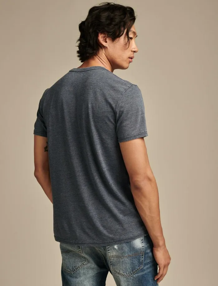 Lucky Brand Shirts and Tops Men Venice Burnout Crew Neck Tee American Navy