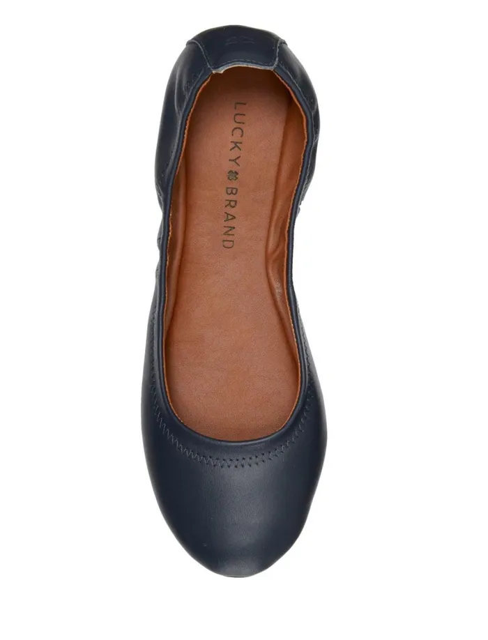 Lucky Brand Shoes Women Emmie Flats Navy