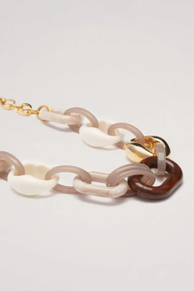 Luisa Spagnoli Bijoux Nantua 8211 Chain Necklace Beigegold 8211 Women Luisa Spagnoli Bijoux Nantua 8211 Chain Necklace Beigegold 8211 Women