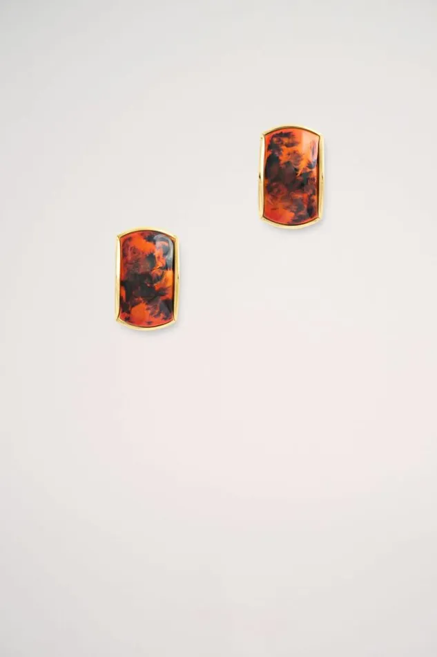 Luisa Spagnoli Bijoux Nobiluomo 8211 Gradient Earrings Orangegold 8211 Women
