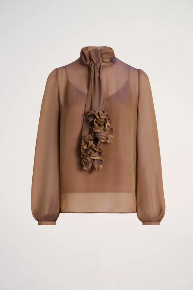 Luisa Spagnoli Blouses And Shirts Lol 8211 Elegant Blouse Hazelnut 8211 Women Luisa Spagnoli Blouses And Shirts Lol 8211 Elegant Blouse Hazelnut 8211 Women