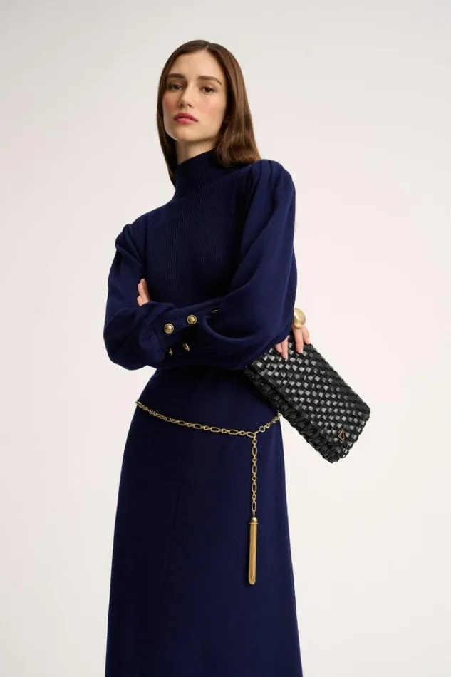 Luisa Spagnoli Dresses and Jumpsuits Magalin 8211 Knit Dress Blue 8211 Women