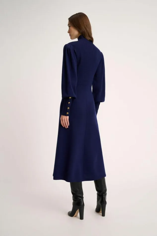 Luisa Spagnoli Dresses and Jumpsuits Magalin 8211 Knit Dress Blue 8211 Women Luisa Spagnoli Dresses and Jumpsuits Magalin 8211 Knit Dress Blue 8211 Women