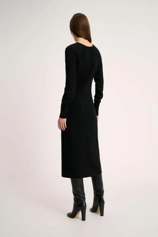 Luisa Spagnoli Dresses and Jumpsuits Mandola 8211 Knit Dress Black 8211 Women Luisa Spagnoli Dresses and Jumpsuits Mandola 8211 Knit Dress Black 8211 Women