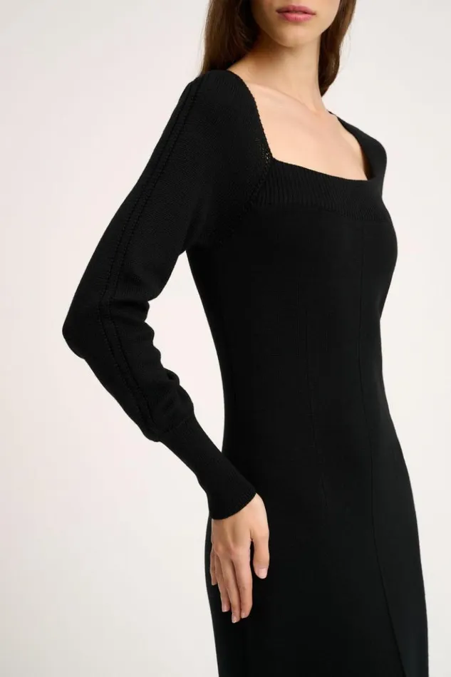 Luisa Spagnoli Dresses and Jumpsuits Mandola 8211 Knit Dress Black 8211 Women Luisa Spagnoli Dresses and Jumpsuits Mandola 8211 Knit Dress Black 8211 Women