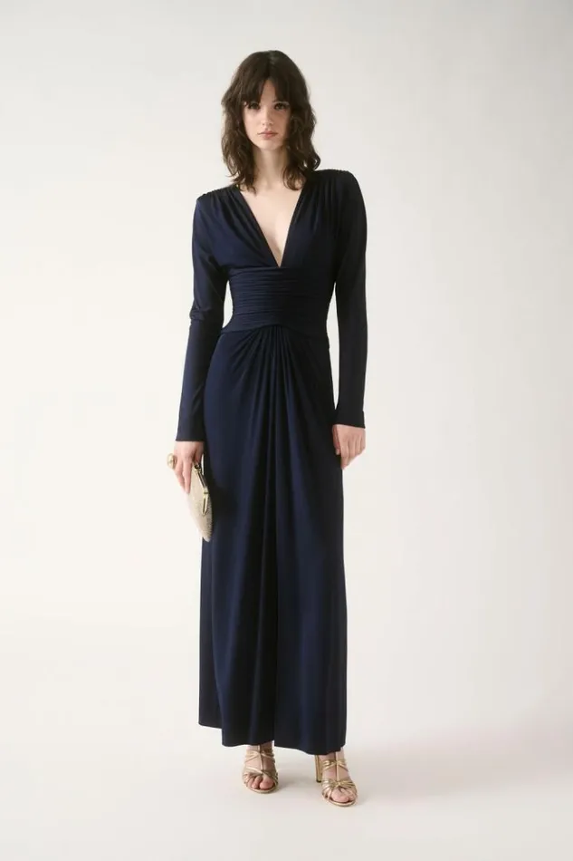 Luisa Spagnoli Formal Dresses Generico 8211 Elegant Dress 8211 Fashion Show Blue 8211 Women