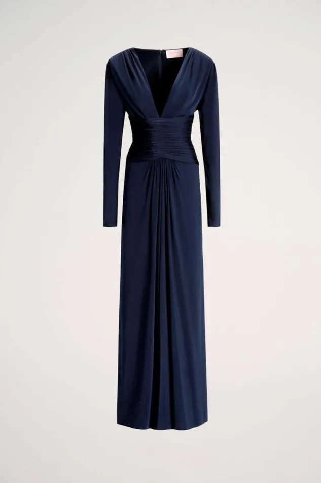 Luisa Spagnoli Formal Dresses Generico 8211 Elegant Dress 8211 Fashion Show Blue 8211 Women