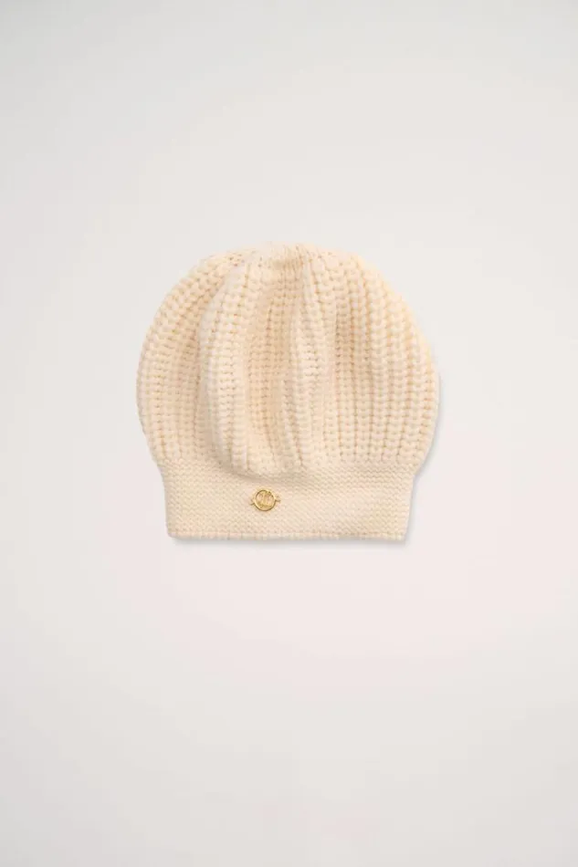 Luisa Spagnoli Hats And Gloves Matteo 8211 Wool Beret Cream 8211 Women