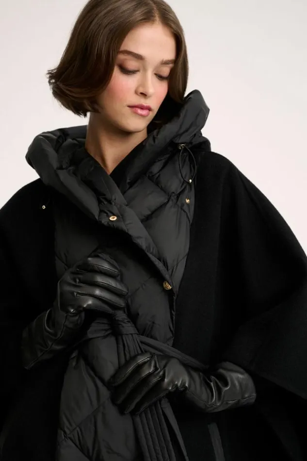 Luisa Spagnoli Hats And Gloves Ubaldo 8211 Leather Gloves Black 8211 Women Luisa Spagnoli Hats And Gloves Ubaldo 8211 Leather Gloves Black 8211 Women
