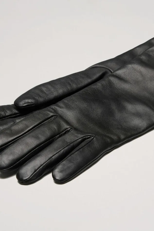 Luisa Spagnoli Hats And Gloves Ubaldo 8211 Leather Gloves Black 8211 Women Luisa Spagnoli Hats And Gloves Ubaldo 8211 Leather Gloves Black 8211 Women