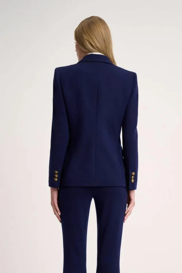 Luisa Spagnoli Jackets and Blazers Mansionario 8211 Wool Jacket Blue 8211 Women Luisa Spagnoli Jackets and Blazers Mansionario 8211 Wool Jacket Blue 8211 Women