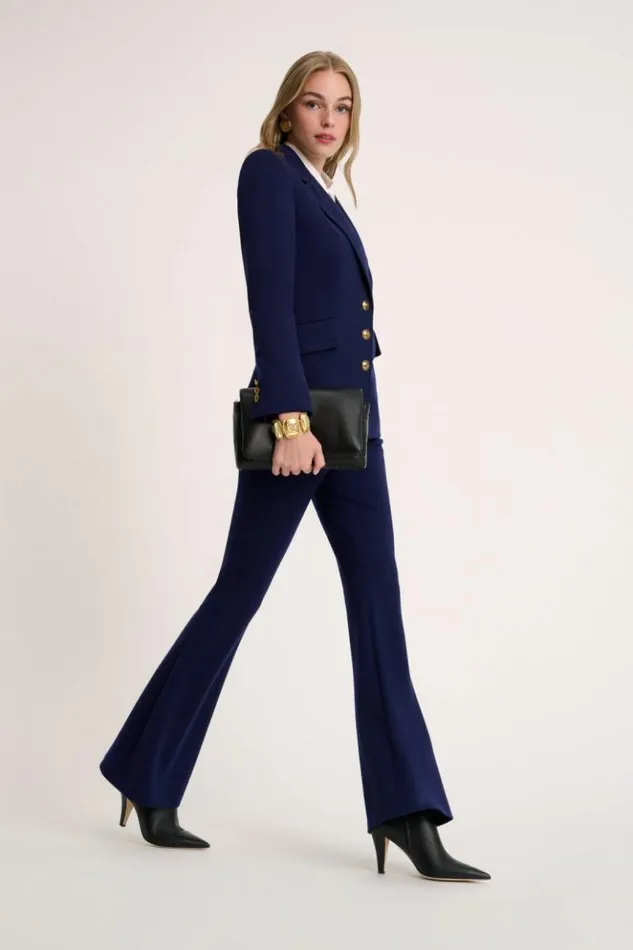Luisa Spagnoli Jackets and Blazers Mansionario 8211 Wool Jacket Blue 8211 Women Luisa Spagnoli Jackets and Blazers Mansionario 8211 Wool Jacket Blue 8211 Women