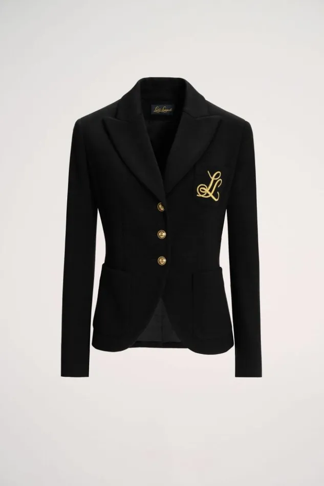 Luisa Spagnoli Jackets and Blazers Merilu 8211 Cropped Wool Blazer Black 8211 Women Luisa Spagnoli Jackets and Blazers Merilu 8211 Cropped Wool Blazer Black 8211 Women