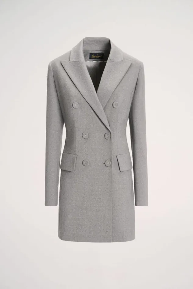 Luisa Spagnoli Jackets and Blazers Signorile 8211 DoubleBreasted Jacket Grey Melange 8211 Women Luisa Spagnoli Jackets and Blazers Signorile 8211 DoubleBreasted Jacket Grey Melange 8211 Women