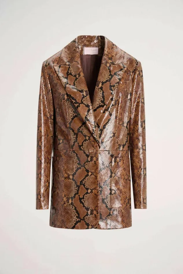 Luisa Spagnoli Jackets and Blazers Standard 8211 Leather Jacket 8211 Fashion Show 8211 Women Luisa Spagnoli Jackets and Blazers Standard 8211 Leather Jacket 8211 Fashion Show 8211 Women