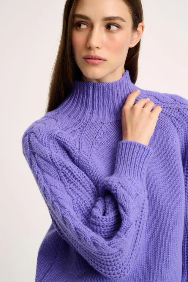 Luisa Spagnoli Knitwear Comitato 8211 Mock Neck Pullover 8211 Women Luisa Spagnoli Knitwear Comitato 8211 Mock Neck Pullover 8211 Women