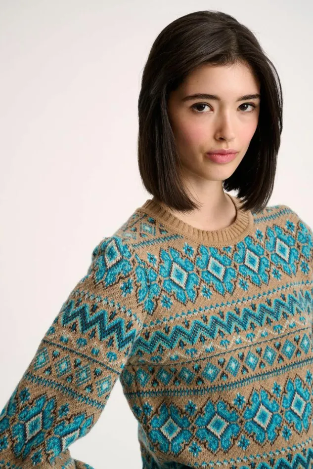 Luisa Spagnoli Knitwear Correttore 8211 Jacquard Pullover 8211 Women Luisa Spagnoli Knitwear Correttore 8211 Jacquard Pullover 8211 Women