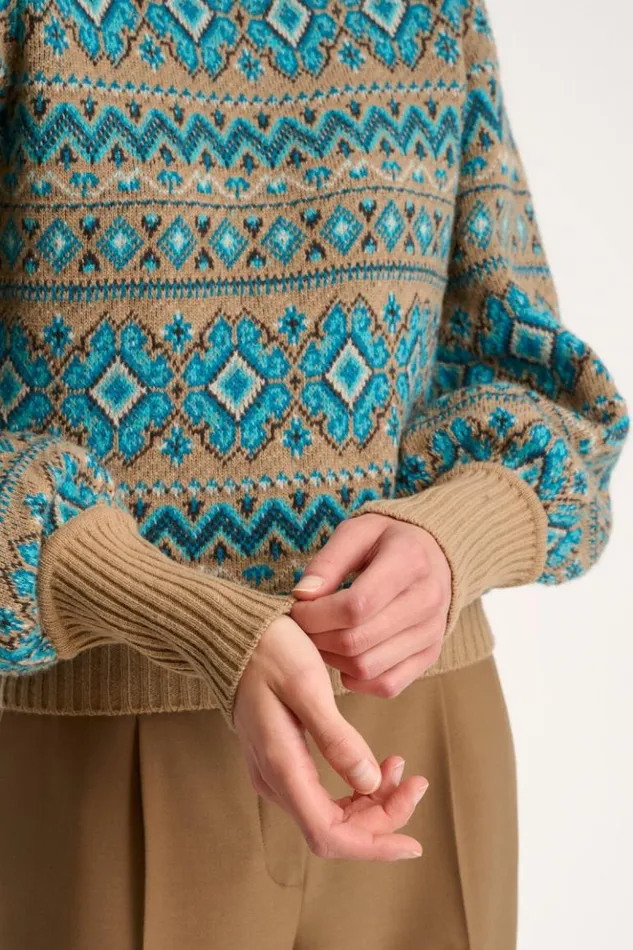 Luisa Spagnoli Knitwear Correttore 8211 Jacquard Pullover 8211 Women Luisa Spagnoli Knitwear Correttore 8211 Jacquard Pullover 8211 Women