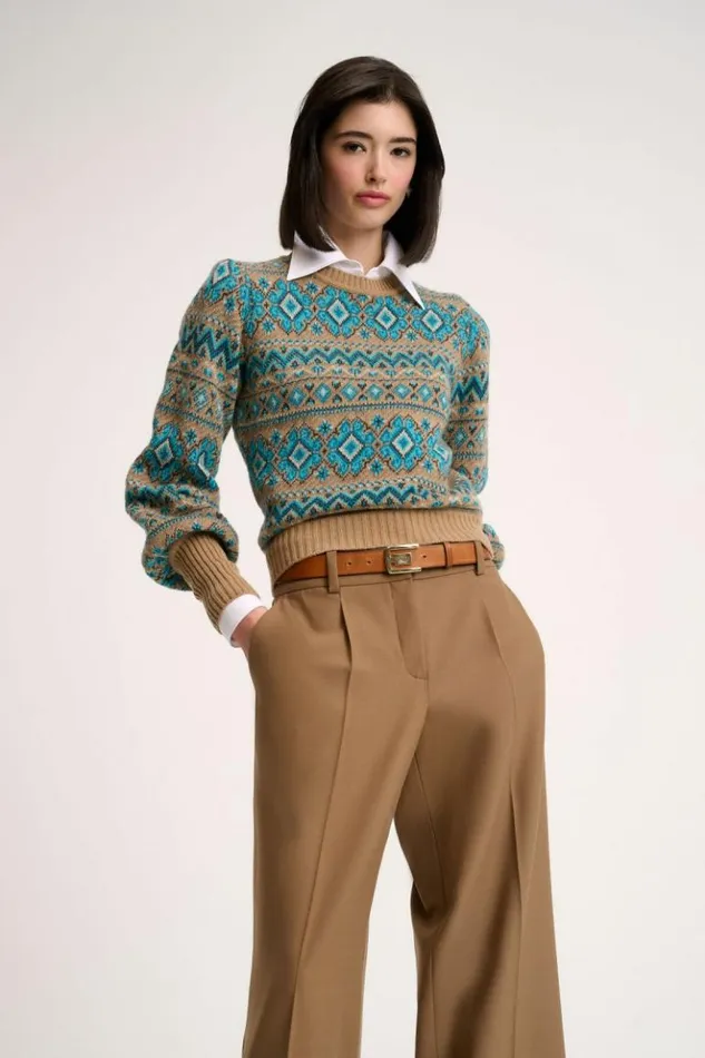 Luisa Spagnoli Knitwear Correttore 8211 Jacquard Pullover 8211 Women Luisa Spagnoli Knitwear Correttore 8211 Jacquard Pullover 8211 Women