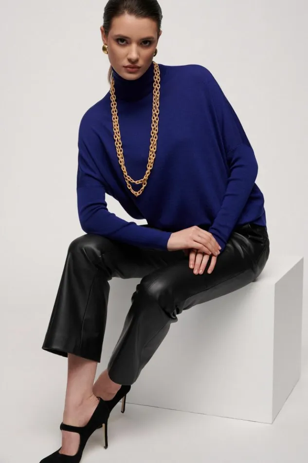 Luisa Spagnoli Knitwear Mammola 8211 Wool Pullover Bluette 8211 Women