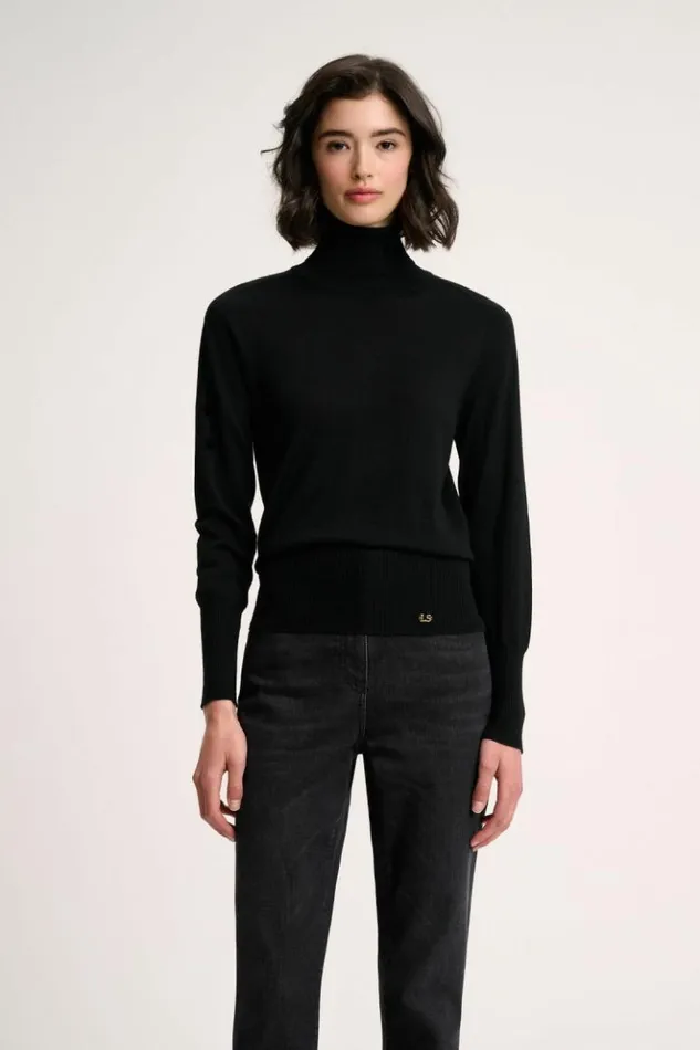 Luisa Spagnoli Knitwear Manos 8211 Wool Pullover Black 8211 Women