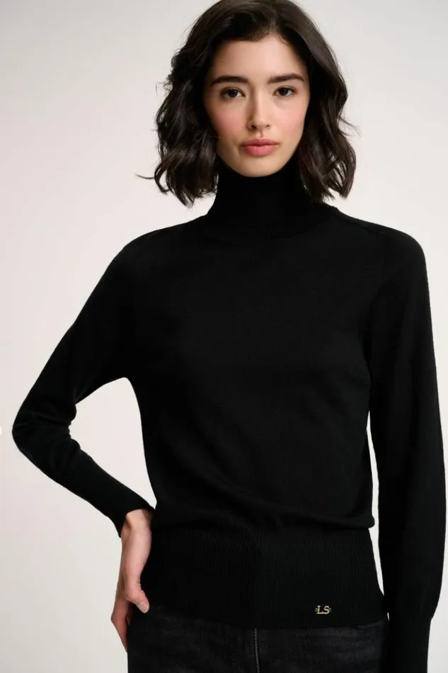 Luisa Spagnoli Knitwear Manos 8211 Wool Pullover Black 8211 Women Luisa Spagnoli Knitwear Manos 8211 Wool Pullover Black 8211 Women