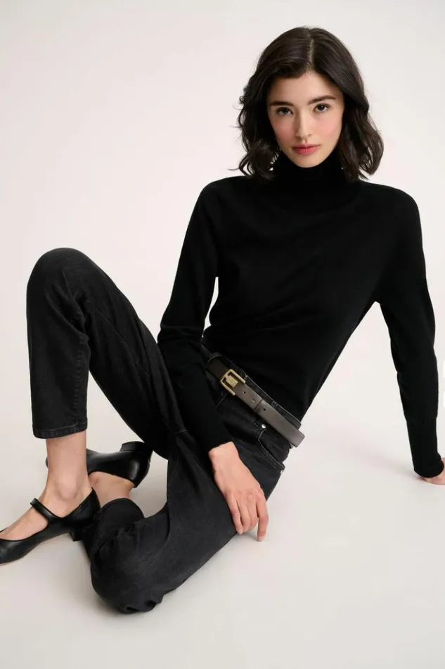 Luisa Spagnoli Knitwear Manos 8211 Wool Pullover Black 8211 Women Luisa Spagnoli Knitwear Manos 8211 Wool Pullover Black 8211 Women