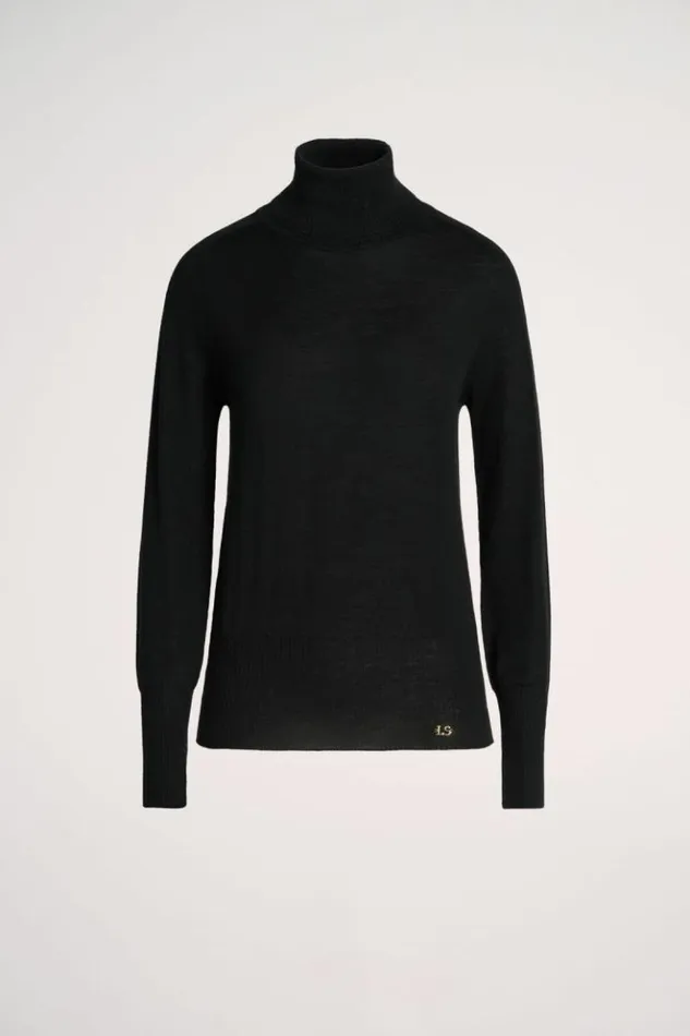 Luisa Spagnoli Knitwear Manos 8211 Wool Pullover Black 8211 Women Luisa Spagnoli Knitwear Manos 8211 Wool Pullover Black 8211 Women