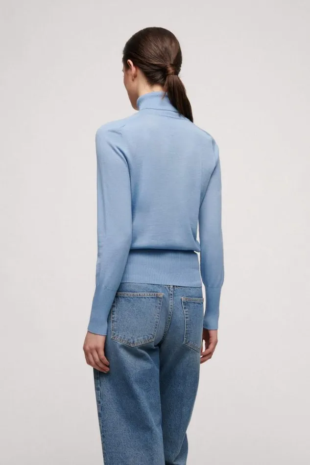 Luisa Spagnoli Knitwear Manos 8211 Wool Pullover Light Blue 8211 Women Luisa Spagnoli Knitwear Manos 8211 Wool Pullover Light Blue 8211 Women