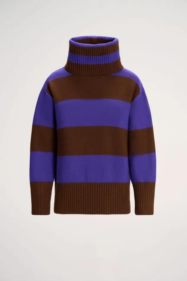 Luisa Spagnoli Knitwear Marsupio 8211 Striped Pullover 8211 Women Luisa Spagnoli Knitwear Marsupio 8211 Striped Pullover 8211 Women
