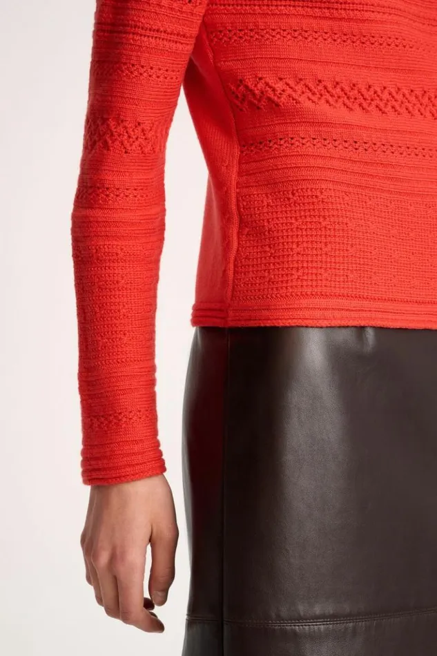 Luisa Spagnoli Knitwear Molene 8211 Turtleneck Pullover Orange 8211 Women Luisa Spagnoli Knitwear Molene 8211 Turtleneck Pullover Orange 8211 Women