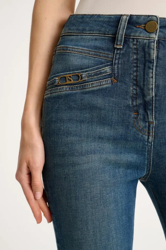Luisa Spagnoli Pants Ofilio 8211 Flared Jeans Blue 8211 Women Luisa Spagnoli Pants Ofilio 8211 Flared Jeans Blue 8211 Women