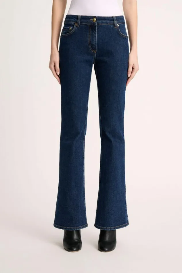 Luisa Spagnoli Pants Ondoso 8211 Flared Denim Jeans Blue 8211 Women
