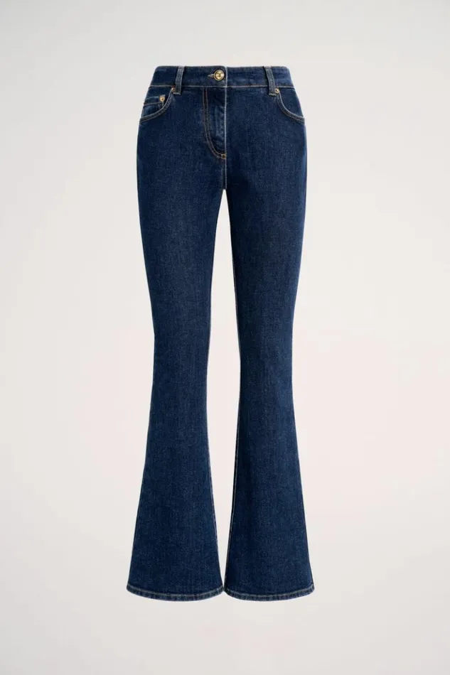 Luisa Spagnoli Pants Ondoso 8211 Flared Denim Jeans Blue 8211 Women Luisa Spagnoli Pants Ondoso 8211 Flared Denim Jeans Blue 8211 Women