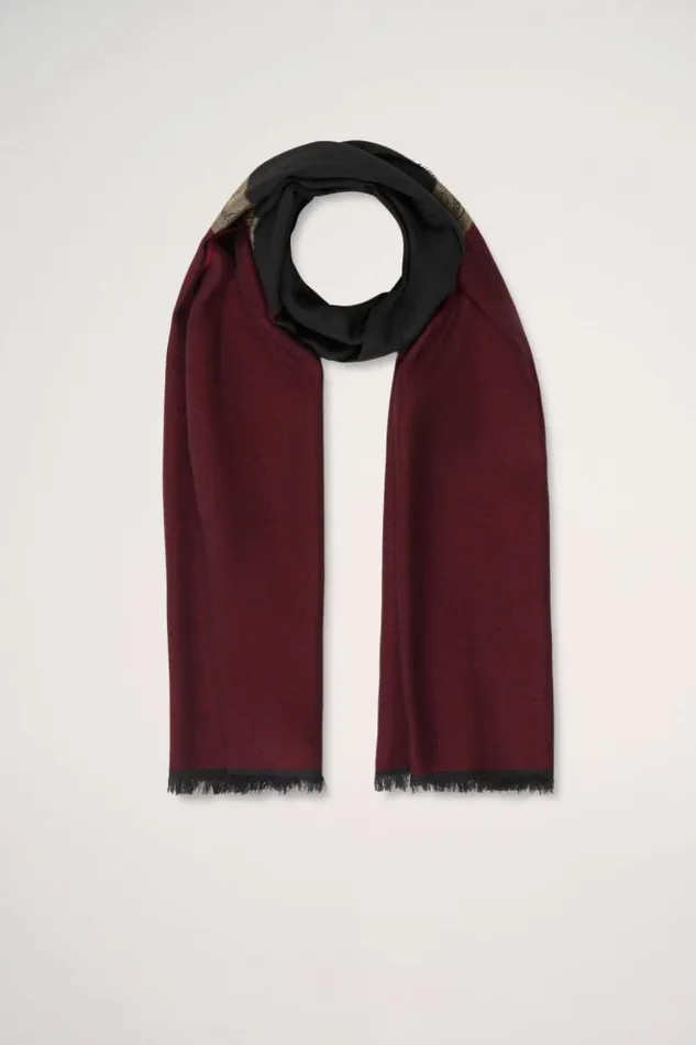 Luisa Spagnoli Scarves And Foulards Rodi 8211 Wool Blend Scarf Blackred 8211 Women Luisa Spagnoli Scarves And Foulards Rodi 8211 Wool Blend Scarf Blackred 8211 Women