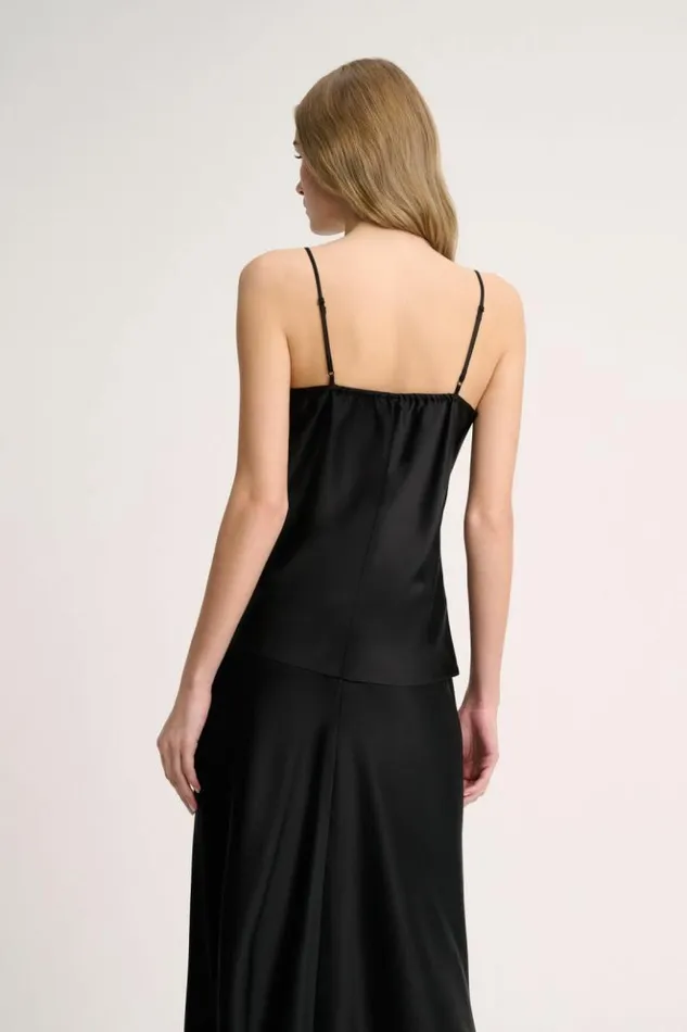 Luisa Spagnoli Tops And TShirts Luogo 8211 Top With Lace Applique Black 8211 Women Luisa Spagnoli Tops And TShirts Luogo 8211 Top With Lace Applique Black 8211 Women