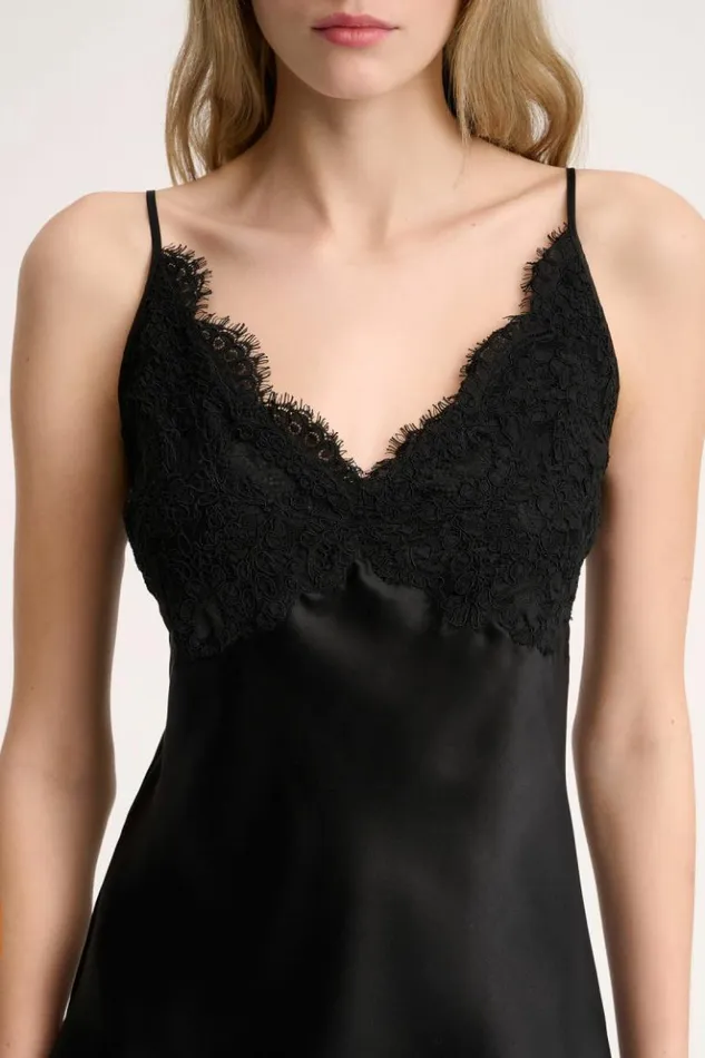Luisa Spagnoli Tops And TShirts Luogo 8211 Top With Lace Applique Black 8211 Women Luisa Spagnoli Tops And TShirts Luogo 8211 Top With Lace Applique Black 8211 Women