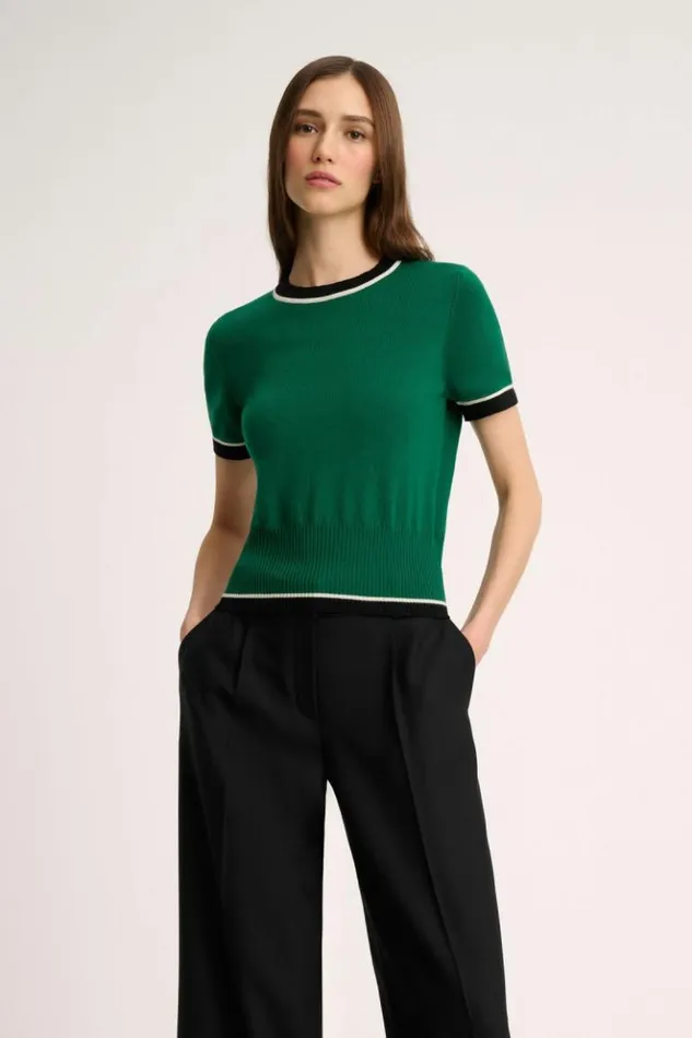 Luisa Spagnoli Tops And TShirts Mansueti 8211 Short Sleeve Top 8211 Women