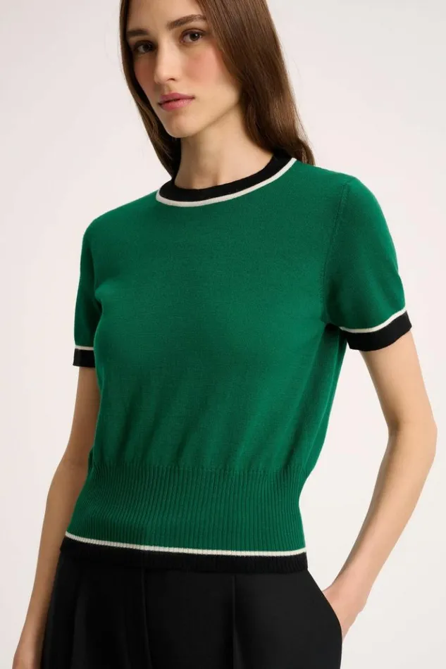 Luisa Spagnoli Tops And TShirts Mansueti 8211 Short Sleeve Top 8211 Women Luisa Spagnoli Tops And TShirts Mansueti 8211 Short Sleeve Top 8211 Women