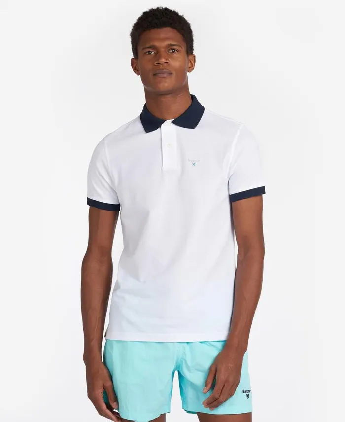 Lynton Polo Shirt Faded Apple Men Barbour Polo Shirts